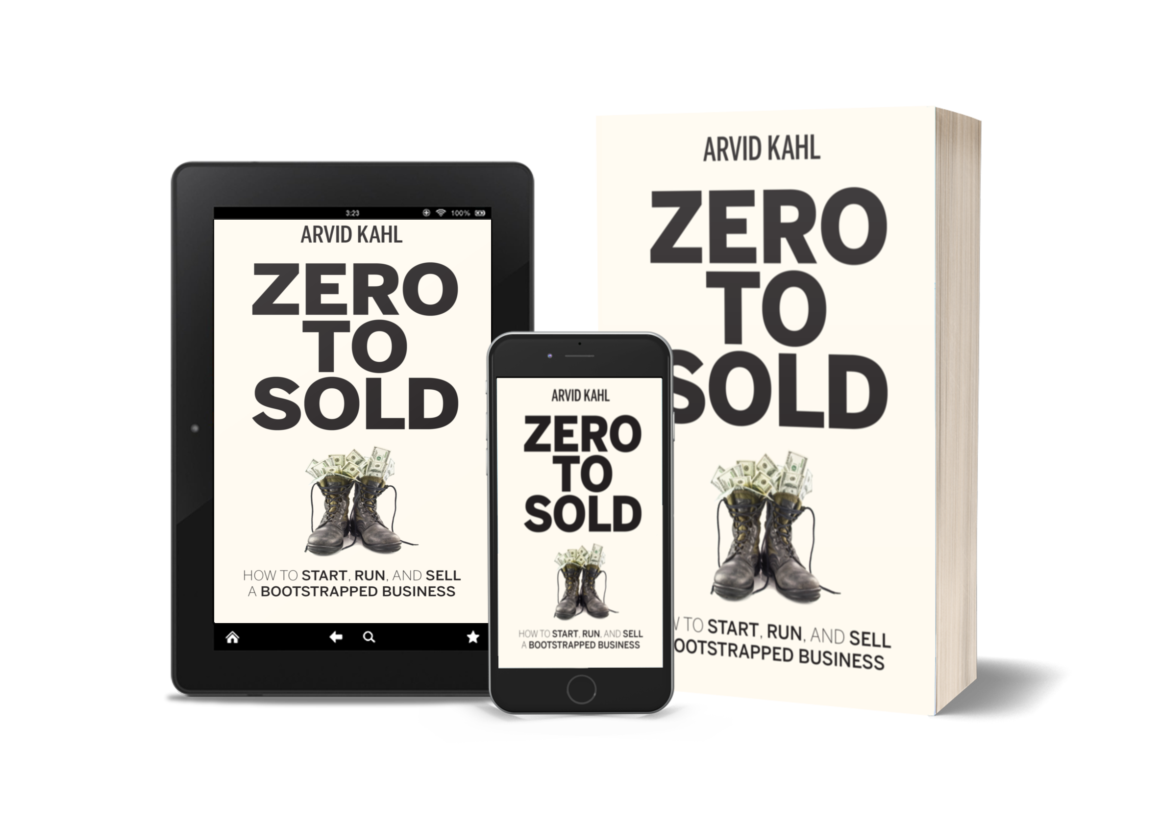 The cover of Zero to Sold, hardcover edition